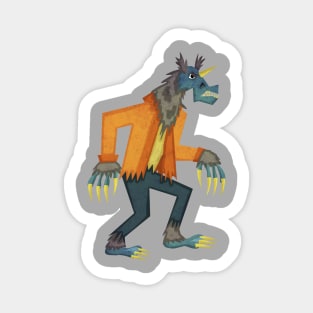 Unicorn Werewolf Sticker